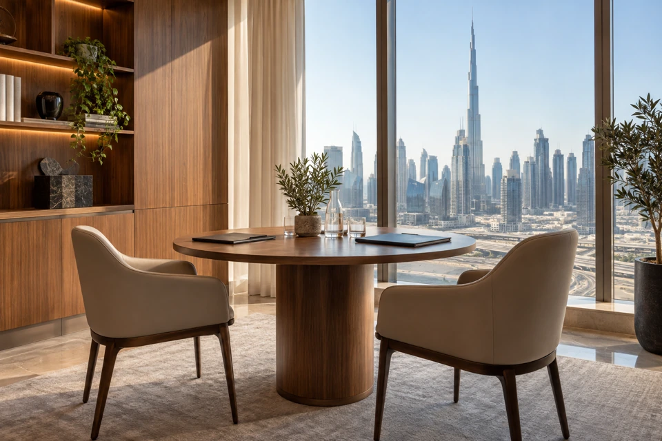 Representative Dubai business consultation room